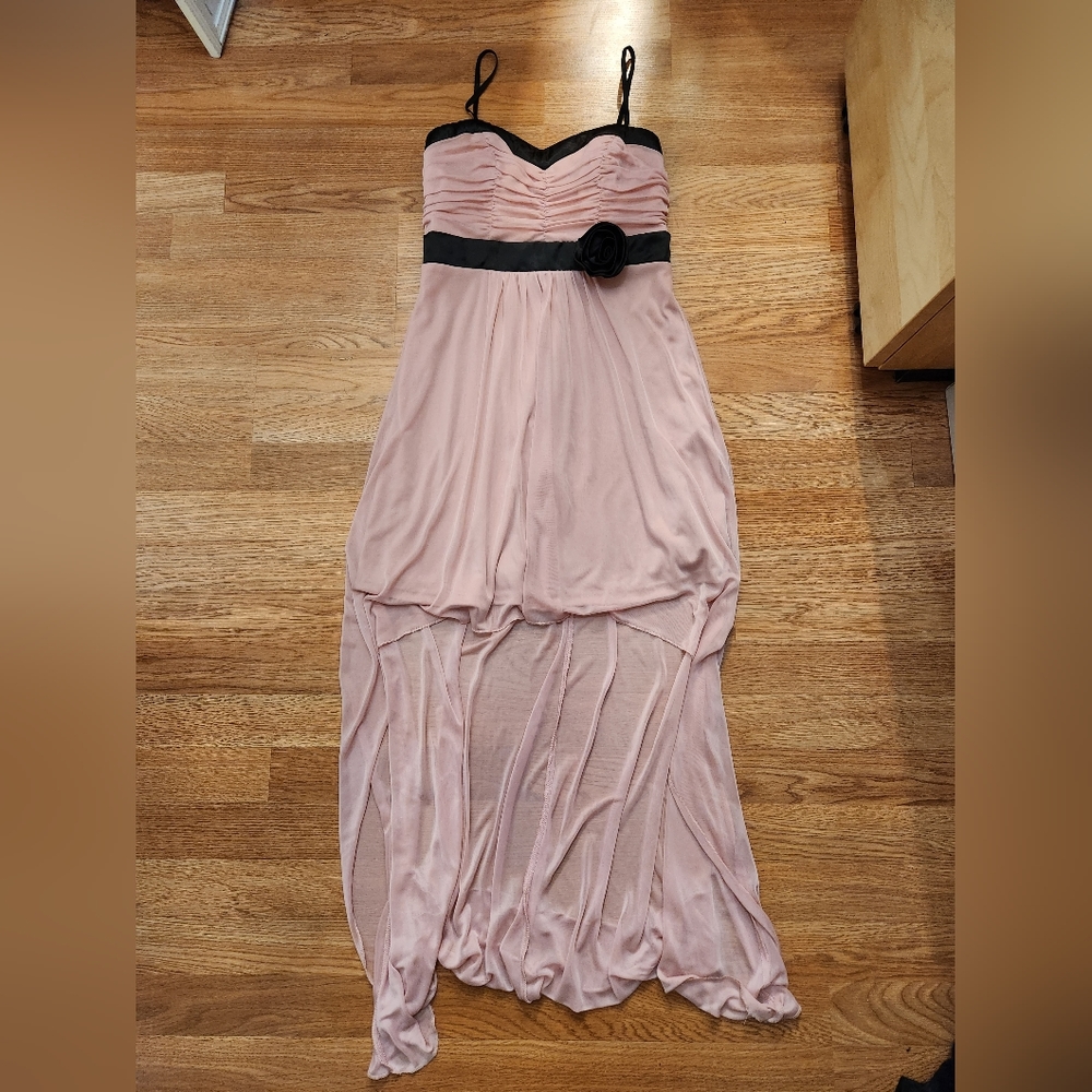 Pompous Girly Pink/Black Dress